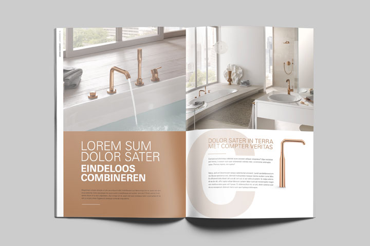 Concept Ontwerp Vormgeving Brochure Magazine